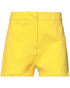 MSGM Denim Shorts - Yellow