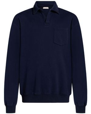 In The Box Sweatshirt Cotton - Blue