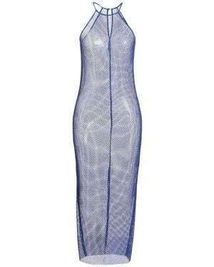 Patrizia Pepe Midi-Kleid - Blau