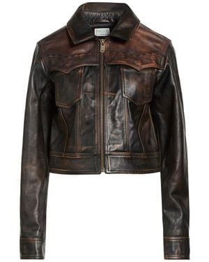 Guess Jacket Lambskin - Black