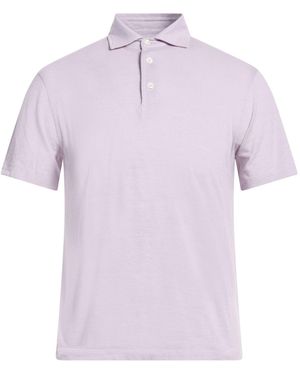 Luigi Borrelli Napoli Polo Shirts - Purple