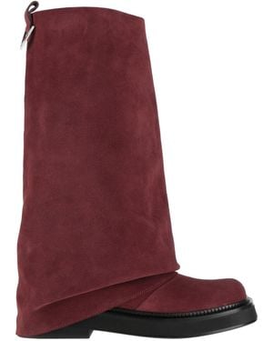 The Attico Boot Leather - Red
