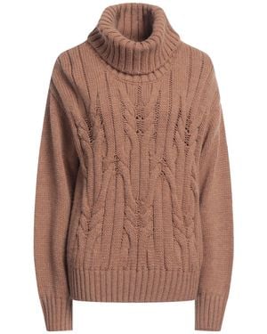 Cashmere Company Turtleneck - Brown