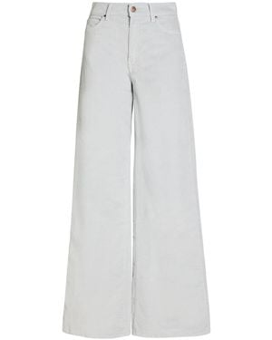 CIGALA'S Light Trousers Cotton, Tencel, Elastane - White
