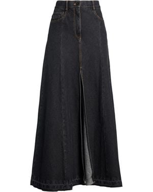 forte_forte Denim Skirt Cotton - Blue