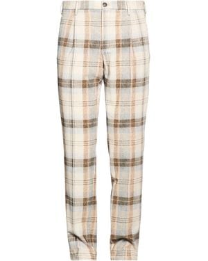 Incotex Trousers Cotton - Natural