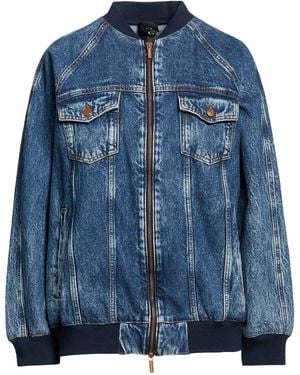ARMANI EXCHANGE Denim Outerwear Cotton - Blue