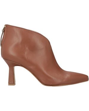 Chiarini Bologna Tan Ankle Boots Leather - Brown