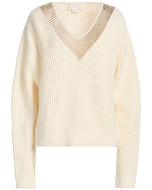 Genny Cream Sweater Virgin Wool, Polyester - Natural
