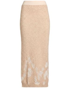 Uma Wang Maxi Skirt Polyamide, Alpaca Wool, Wool - Natural