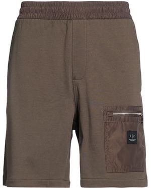 ARMANI EXCHANGE Military Shorts & Bermuda Shorts Cotton - Gray