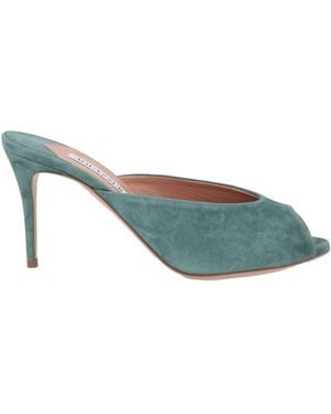Aquazzura Deep Sandals Leather - Blue