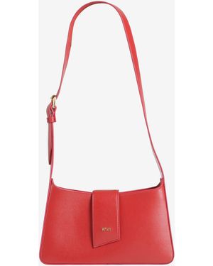 N°21 Shoulder Bag Leather - Red