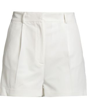 Aglini Shorts & Bermuda Shorts Polyester, Viscose, Elastane - White