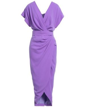 Rhea Costa Maxi Dress Viscose - Purple