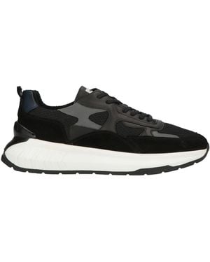 Cerruti 1881 Trainers Calfskin, Polyester - Black