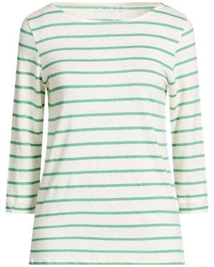 Majestic Filatures T-Shirt Linen, Elastane - Green