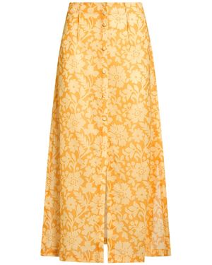 LHD Midi Skirt - Yellow
