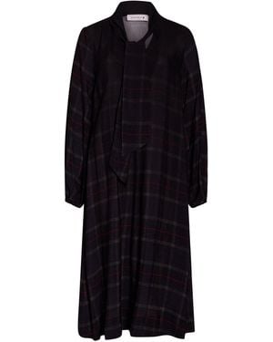 Shirtaporter Midnight Midi Dress Viscose - Black