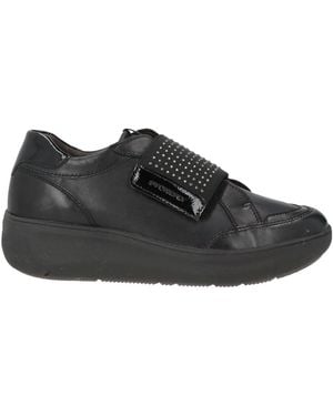 Stonefly Trainers Leather - Black