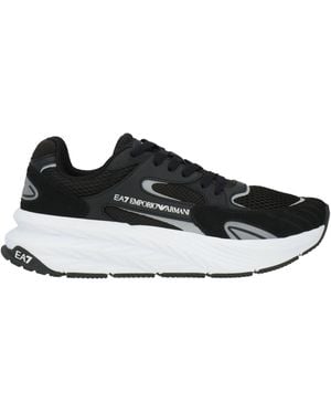 Emporio Armani Trainers Polyester, Polyurethane - Black