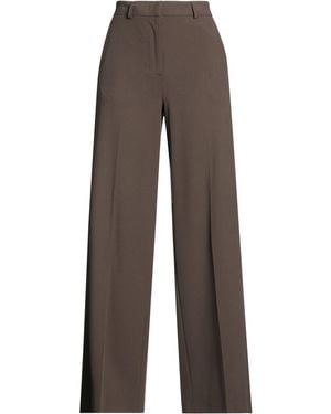 Blugirl Blumarine Trousers Polyester, Viscose, Elastane - Brown