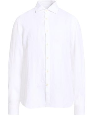 120% Lino Shirt Linen - White