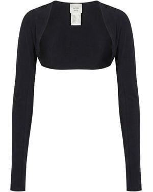 Alysi Chocolat Shrug Silk - Black