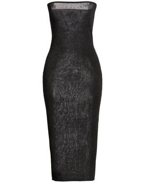 St. Agni Midi Dress - Black