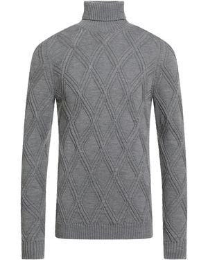 Alpha Studio Turtleneck Merino Wool - Grey
