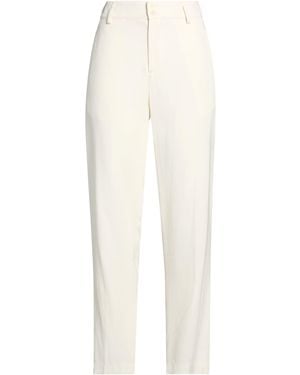 Gentry Portofino Ivory Trousers Viscose, Polyester - White