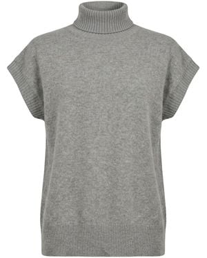 Roberto Collina Turtleneck Merino Wool, Cashmere - Gray
