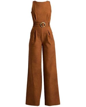 La Petite Robe Di Chiara Boni Jumpsuit Polyamide, Elastane - Brown