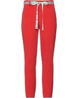 Cristinaeffe Trousers Polyester, Viscose, Elastane - Red