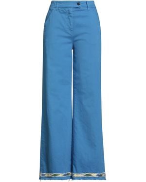 True Royal Azure Jeans Cotton, Elastane - Blue