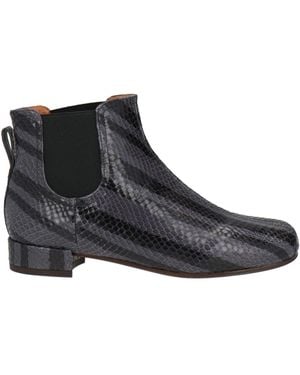 Chie Mihara Charcoal Ankle Boots Leather - Black