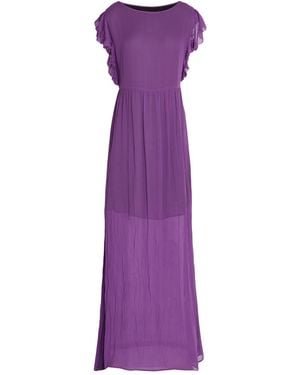8pm Maxi Dress Viscose - Purple