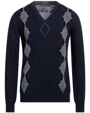 Frankie Morello Jumper Virgin Wool - Blue