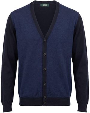 Zanone Strickjacke - Blau