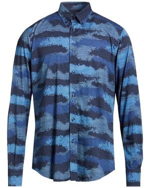 Harmont & Blaine Shirt Cotton - Blue