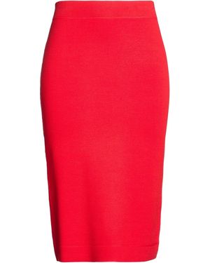 Xandres Midi Skirt Viscose, Polyester - Red