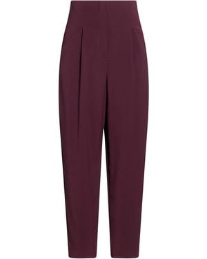 iBlues Plum Pants Triacetate, Polyester - Purple