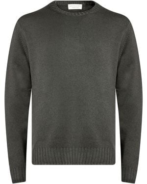 FILIPPO DE LAURENTIIS Military Sweater Merino Wool, Cashmere - Gray