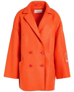 Herno Coat Virgin Wool - Orange
