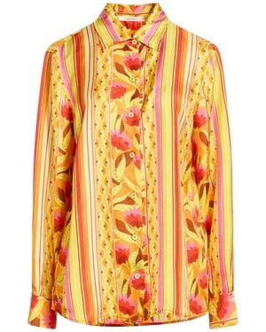 Maliparmi Lime Shirt Silk - Orange