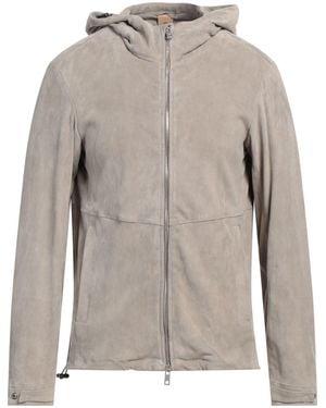 Giorgio Brato Jacket Leather - Gray