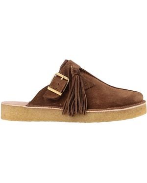 Clarks Trek Mule Mules & Clogs Soft Leather - Brown