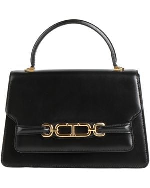 Tom Ford Handbag Calfskin, Brass - Black
