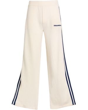 DSquared² Ivory Trousers Wool, Elastane, Polyester - Natural