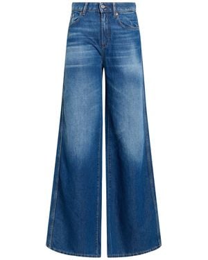 Department 5 Jeans Cotton, Linen - Blue